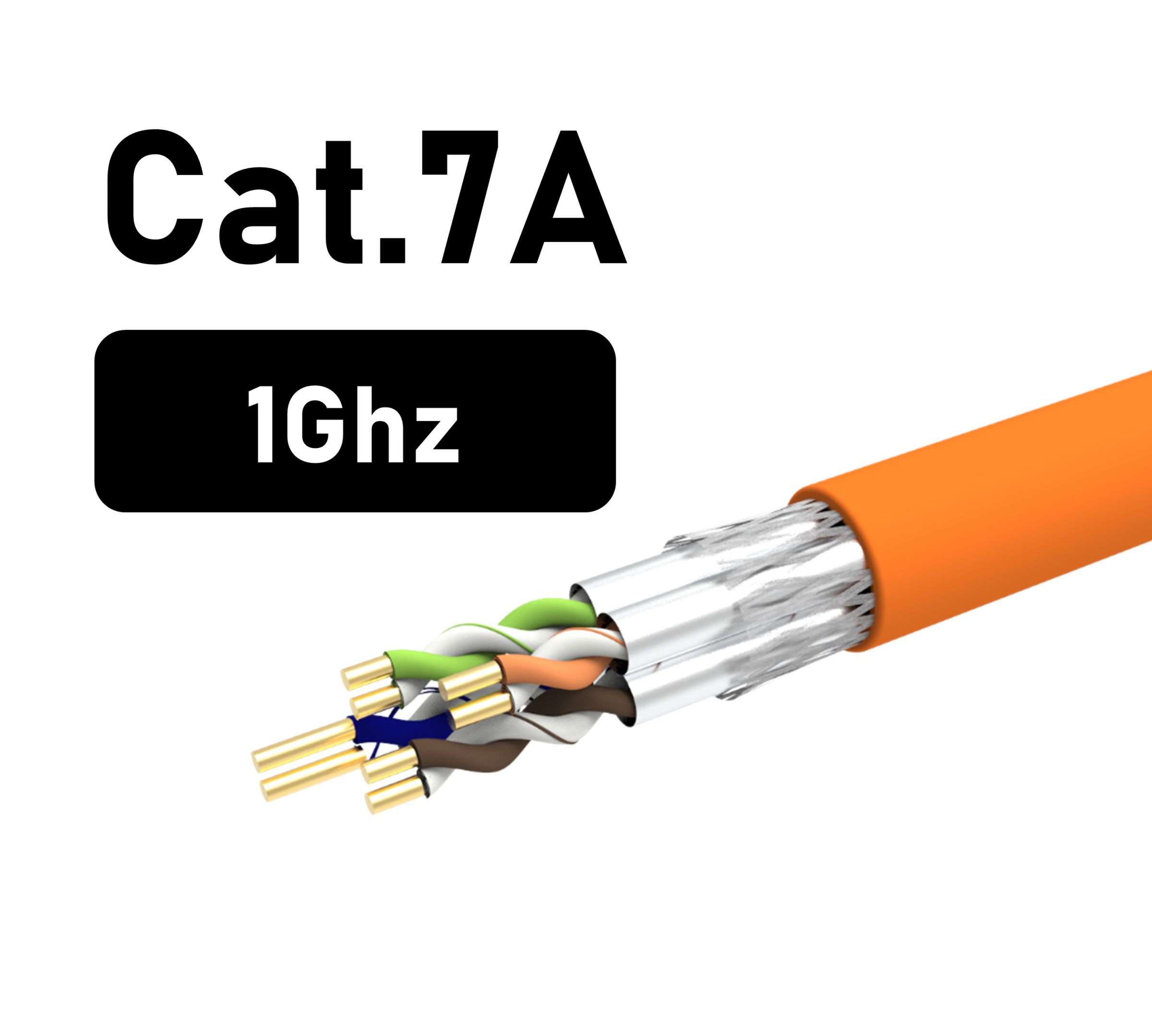 Cat.7A Cable RJ45 & Cat6 Crossover Cable